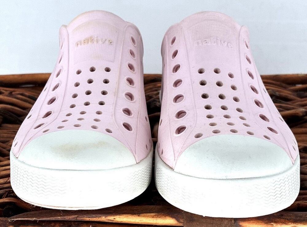 Native Shoes Jefferson C13 Kids 13 Milk Pink White Slip On Water Shoes